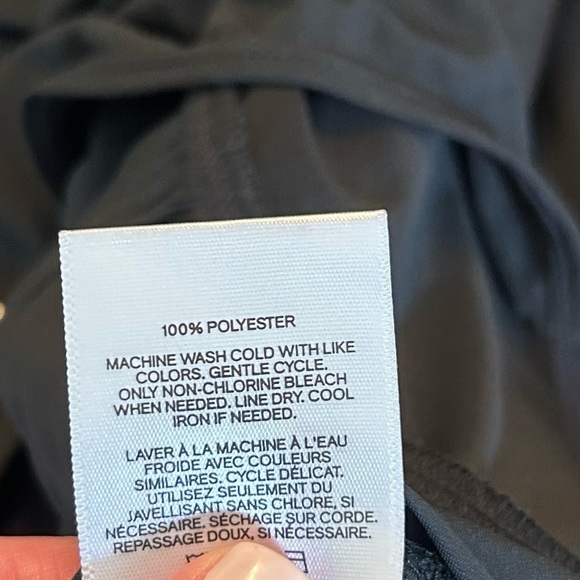 Express Button Front Long Sleeve Thong Bodysuit Women’s SZ Large in Black - Picture 8 of 8